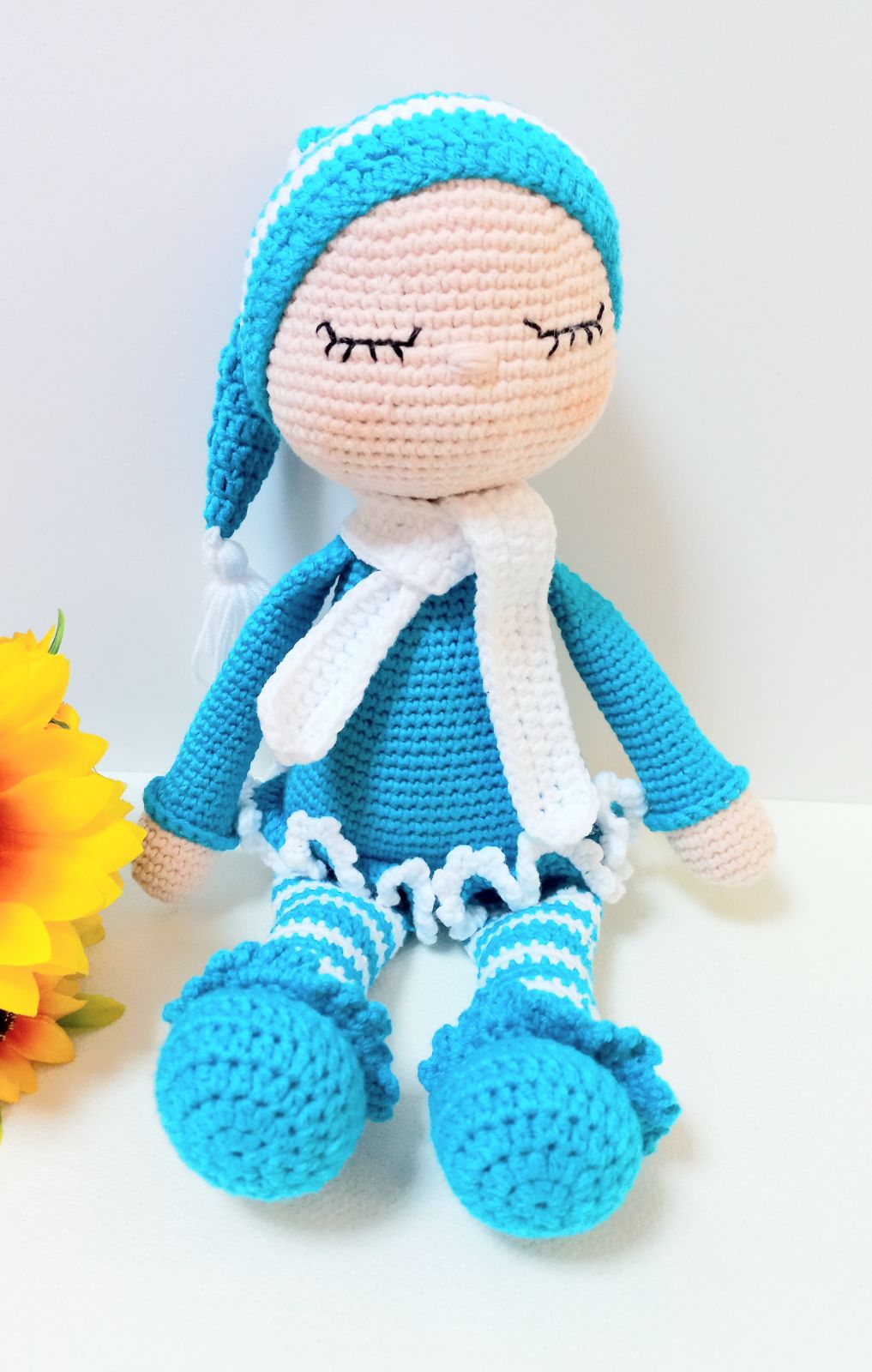 Horgolt figura - baba