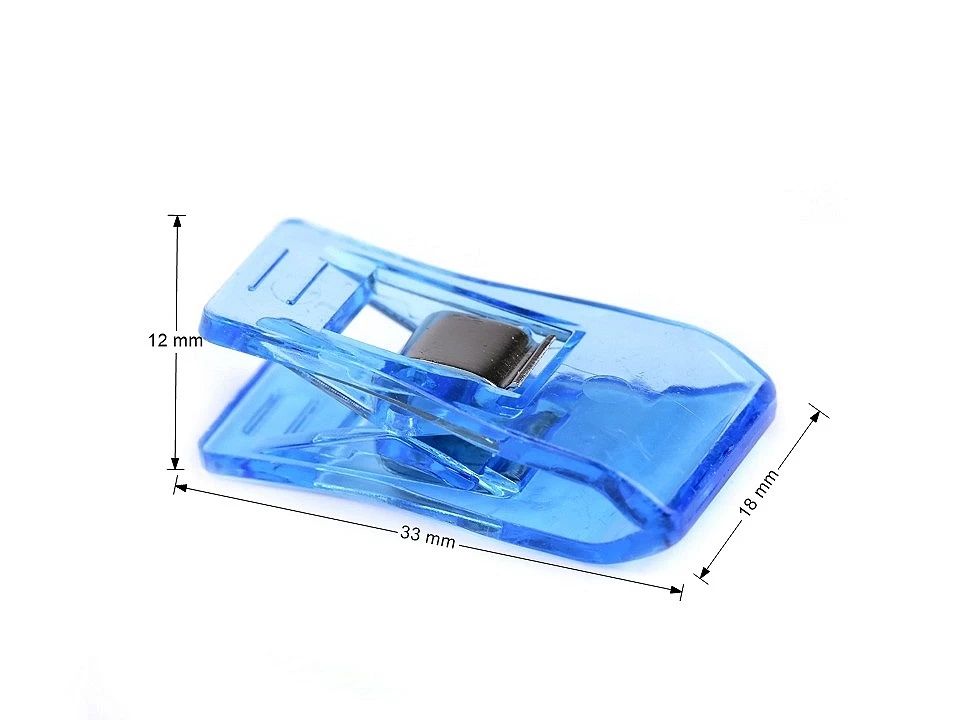 Textil rögzítőkapcsok, 18x33 mm 