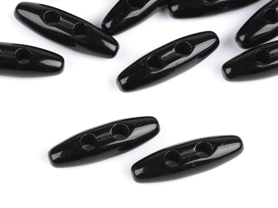 Nasture plastic maslina 9x31 mm-negru