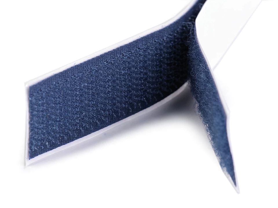 Öntapadós sündisznó szalag, komplett (puff + tépőzár), különböző színek, 20 mm 