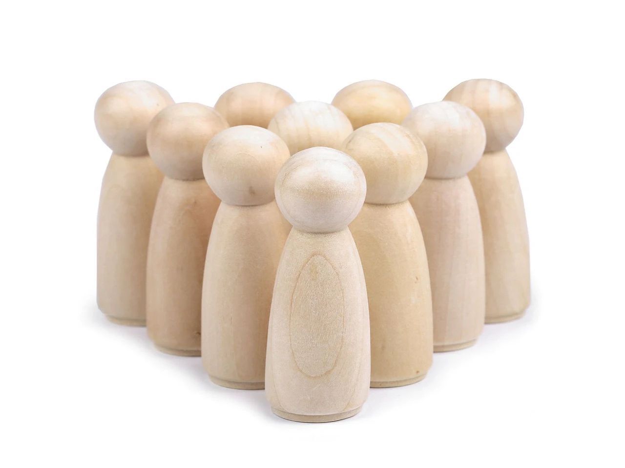 Dekoratív fa figura 22x53 mm