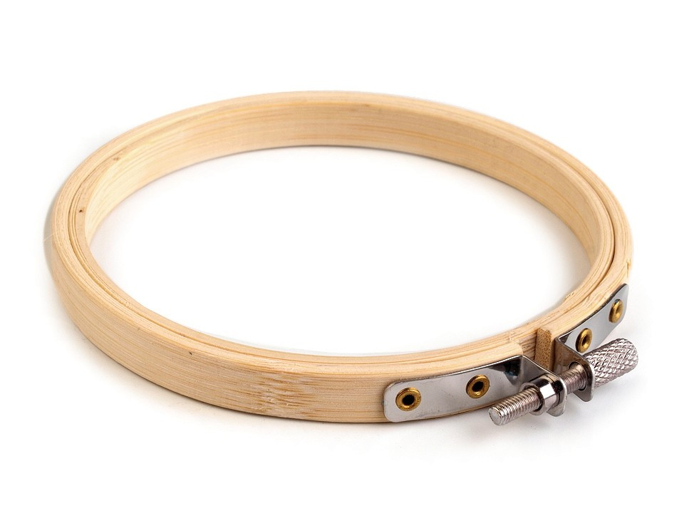 Bambusz hímzőkarika, 10 cm