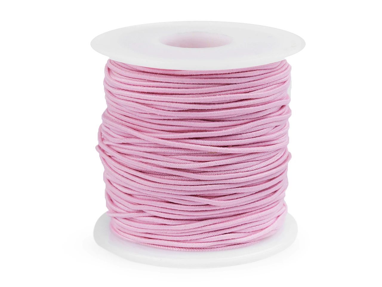 Elastic rotund, Ø1,2 mm-roz deschis