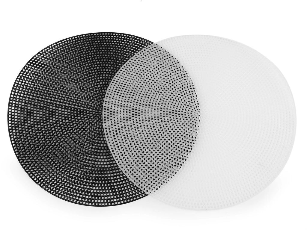 Plasa din plastic pentru brodat cerc 20 cm