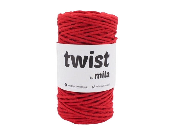 Csavartzsinór 3 mm, 22 piros