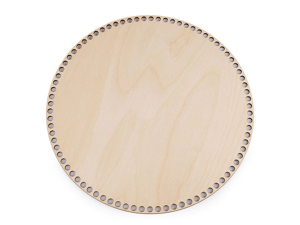 Természetes kör alakú fa alap 25 cm