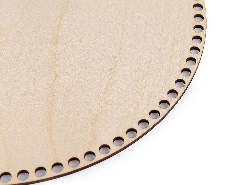 Természetes kör alakú fa alap 25 cm