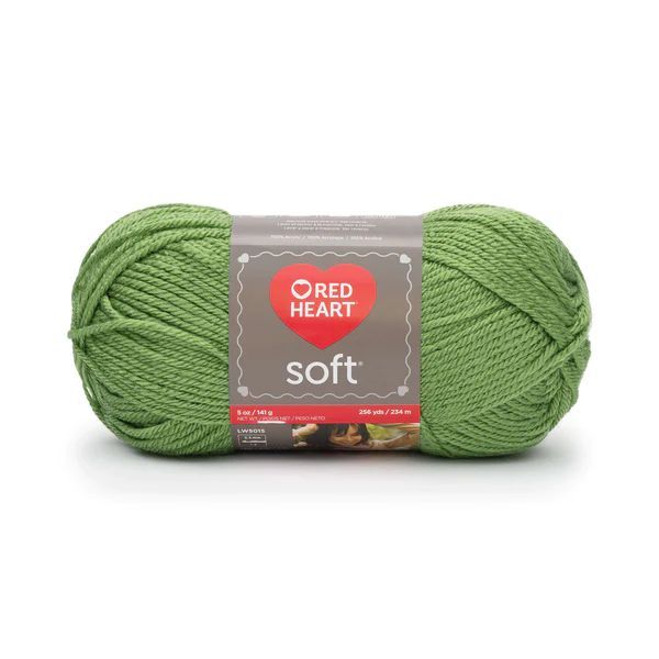 Red Heart Soft, 00010, kiwi green