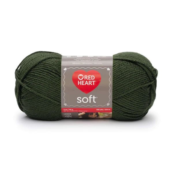 Red Heart Soft, 00011, dark green
