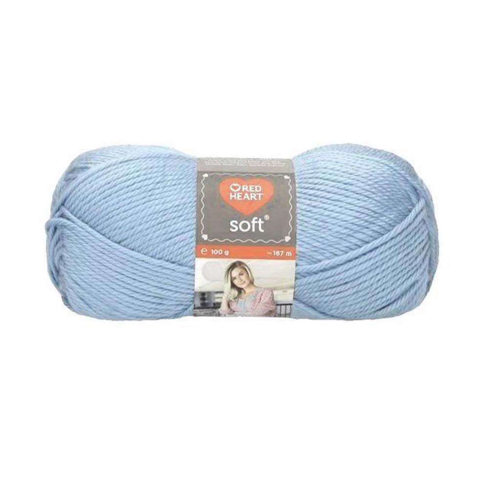 Red Heart Soft, 08325, pale blue