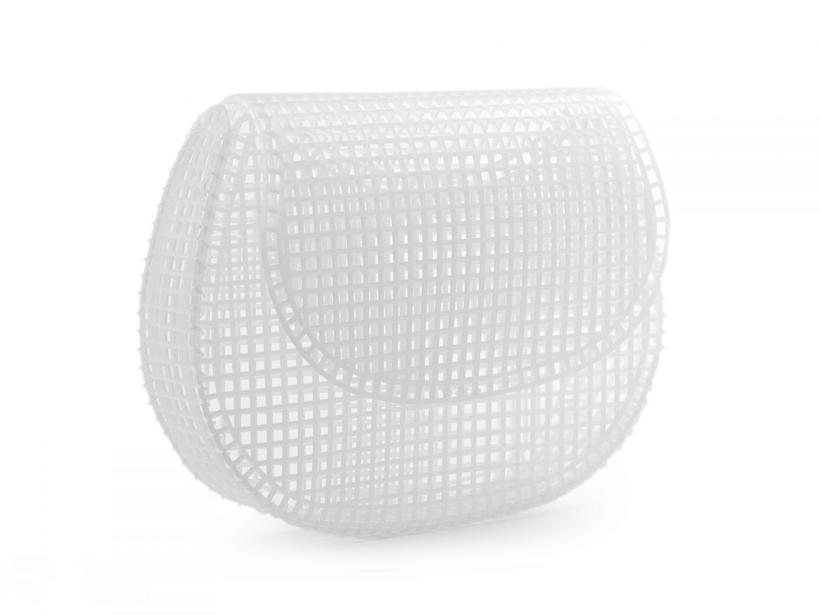 Plasă din plastic / grilă pentru geantă de mână-alb