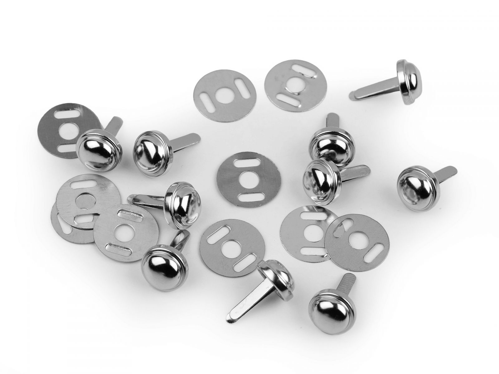 Ţinte metalice / piciorușe metalice genți, 10 mm-nichel/2 buc