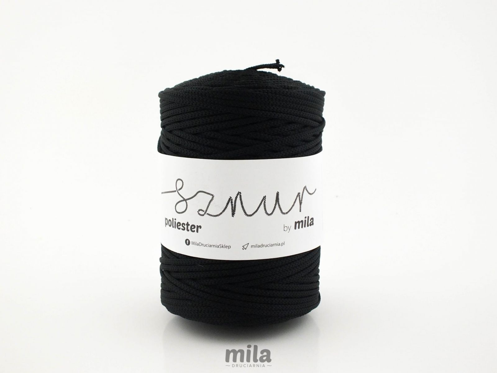Snur de poliester de la Mila 3mm, 200m, 171 negru