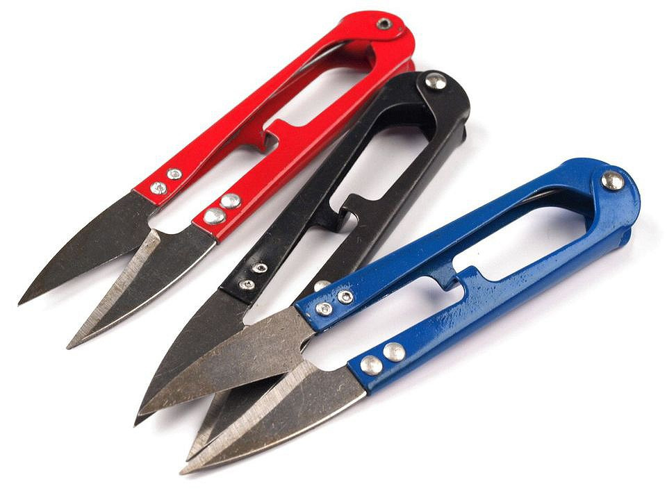 Fém csipesz, különböző színekben, hossza 10,6 cm